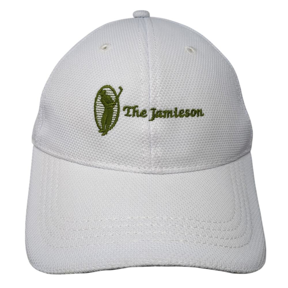 The Jamieson Strapback Baseball Cap White One Size Adjustable 6 Panel Vansport